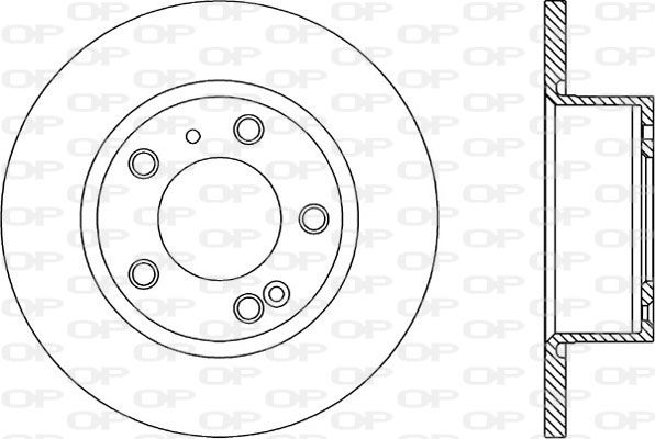 OPEN PARTS Тормозной диск BDR1116.10